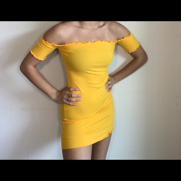 Fashion Nova Dresses & Skirts - yellow fashion nova dress